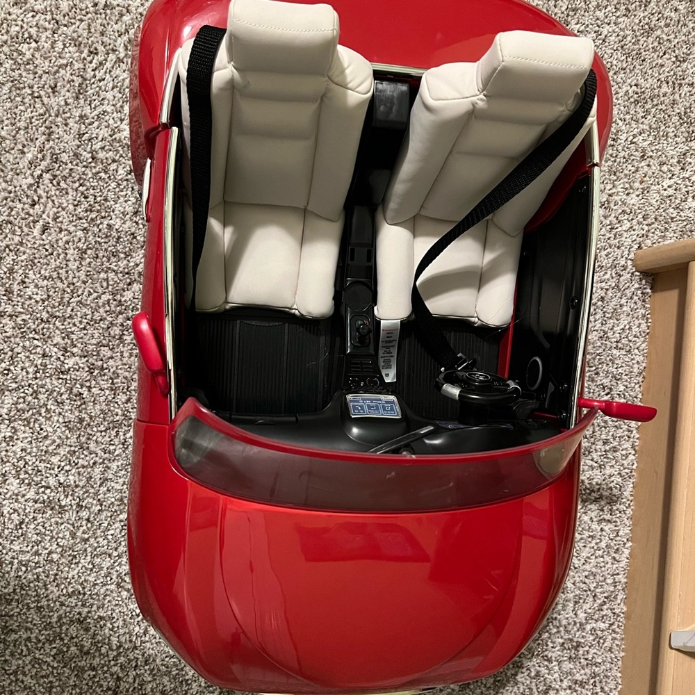 Red like new American Girl Doll remote control car